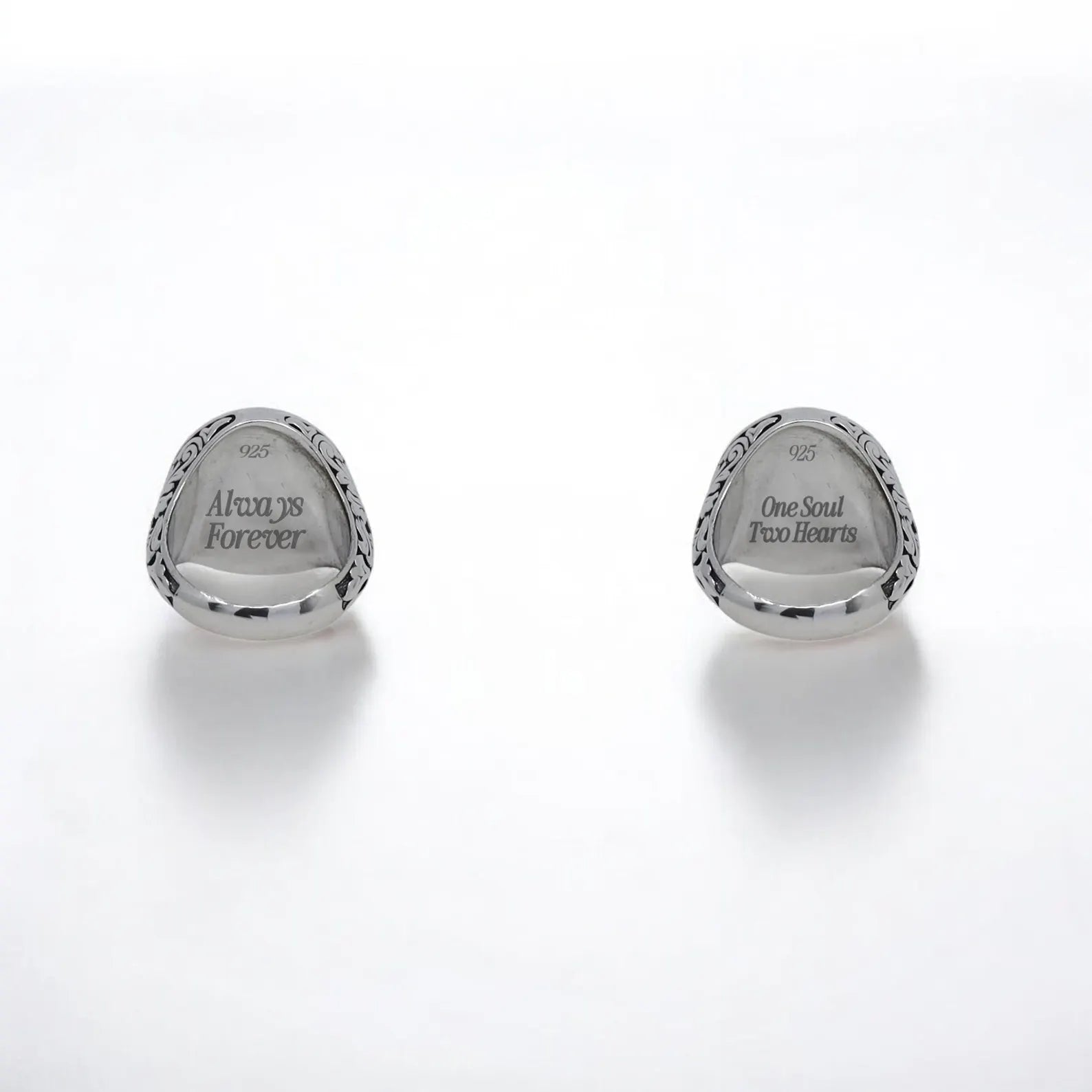 A meaningful men's ring designed with a compass star centerpiece, handcrafted from solid silver for durability and timeless appeal. This nautical ring captures the essence of exploration and self-discovery, serving as a powerful token of love, protection, and personal growth.