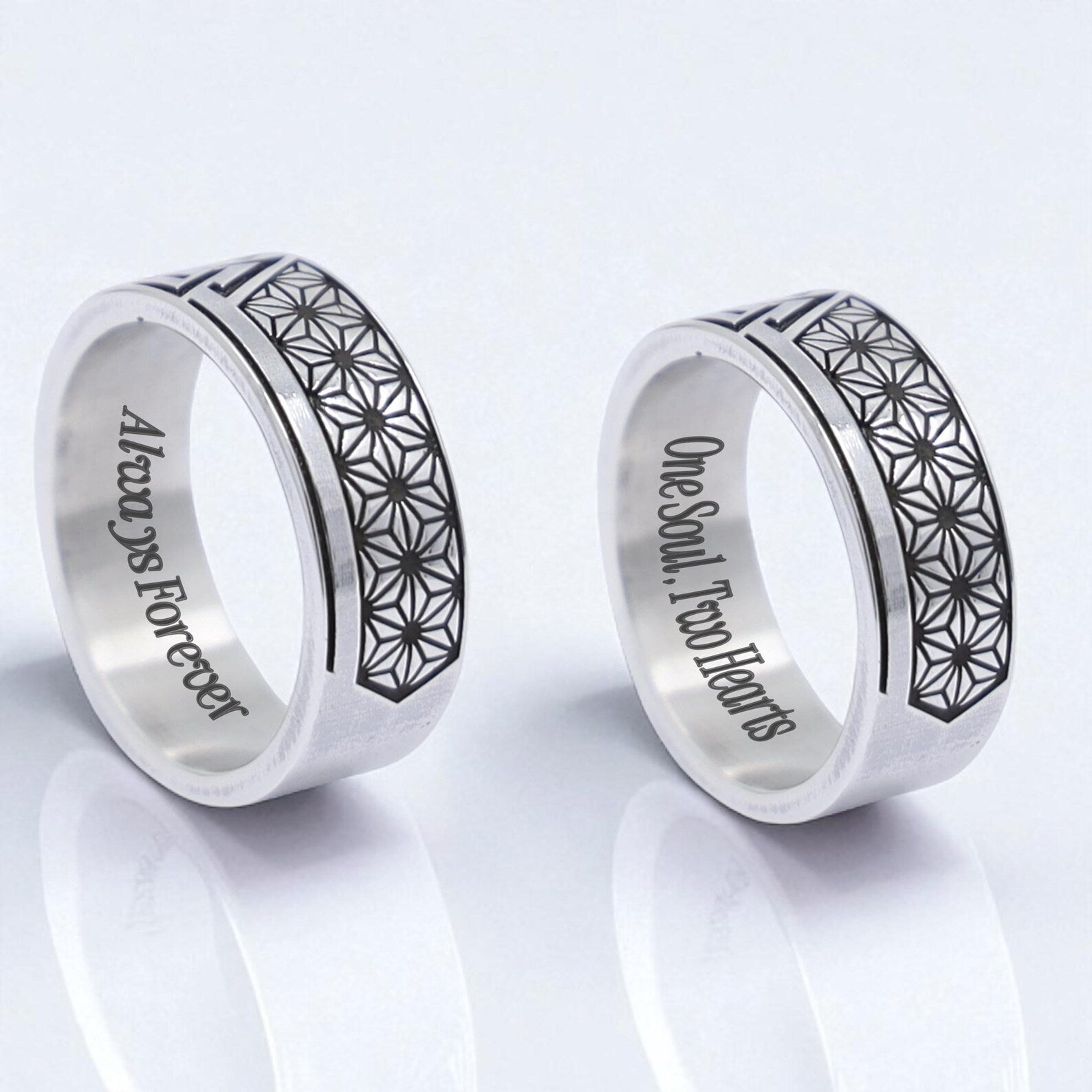 Detailed shot of a silver Viking ring showcasing the ancient Valknut emblem, a symbol associated with Odin and Norse warriors. Made from 925 sterling silver, this handcrafted band embodies masculine power and Nordic heritage. A meaningful piece of jewelry for men who value history, mythology, and craftsmanship.