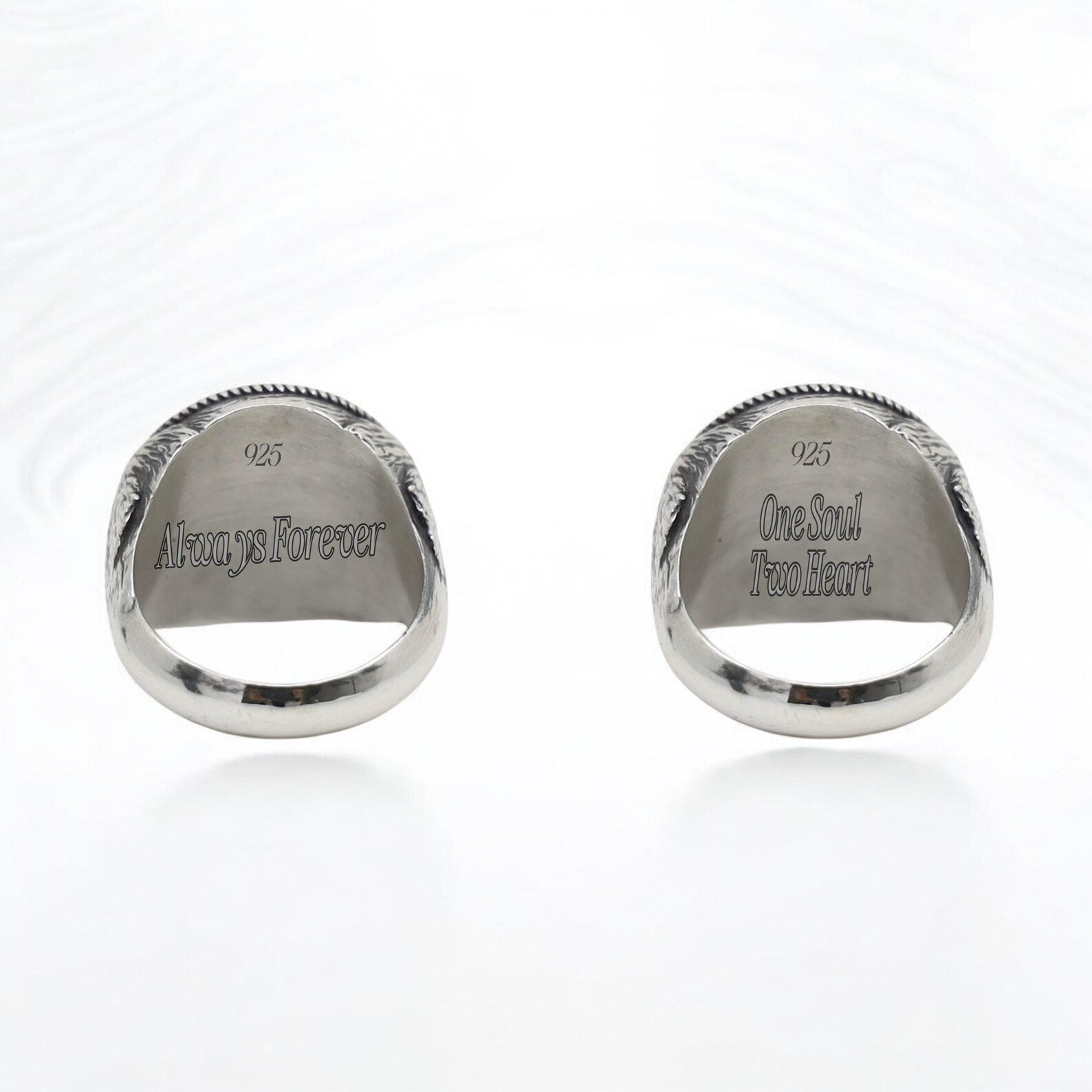 Symbolic wolf statement ring in sterling silver, handmade to reflect animal power and personal transformation. This design blends strength, courage, and protection, making it a one-of-a-kind accessory for mindful men.