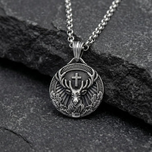 St. Hubertus Pendant Necklace