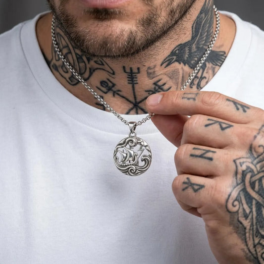 Viking Ship Necklace