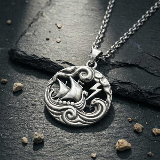 Viking Ship Necklace