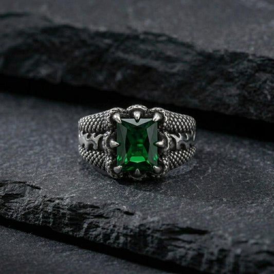 Emerald-Cut Emerald Ring