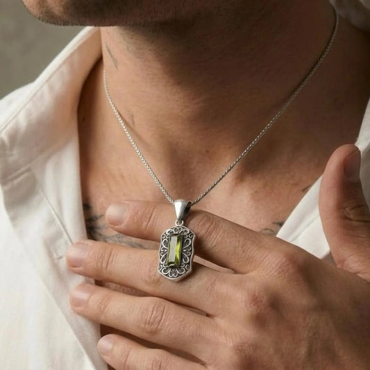 Victorian Peridot Necklace