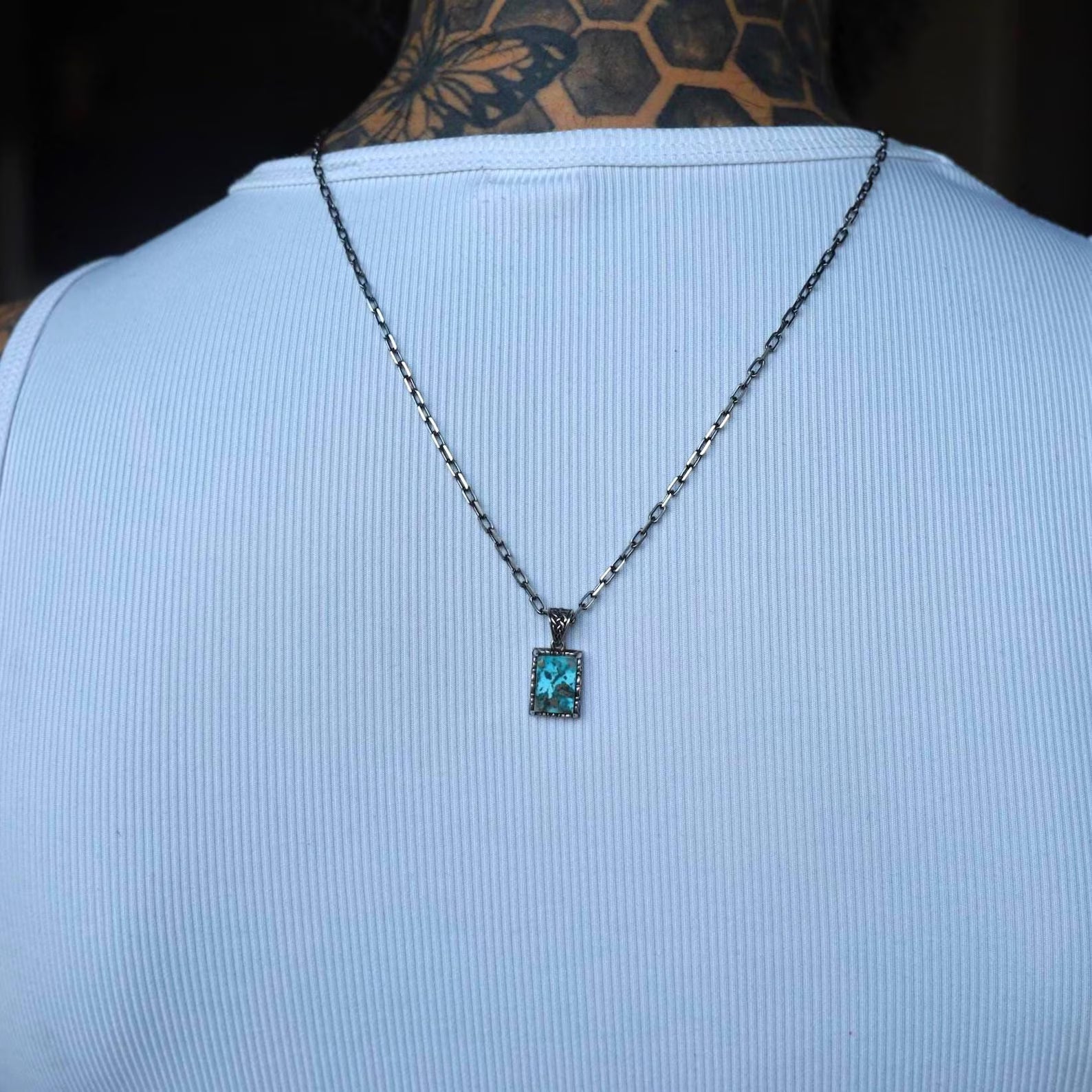 Add a special touch by engraving a name or birth coordinates on the back of the necklace. Whether it's a cherished name or meaningful coordinates, this customization option makes the piece even more unique and sentimental.