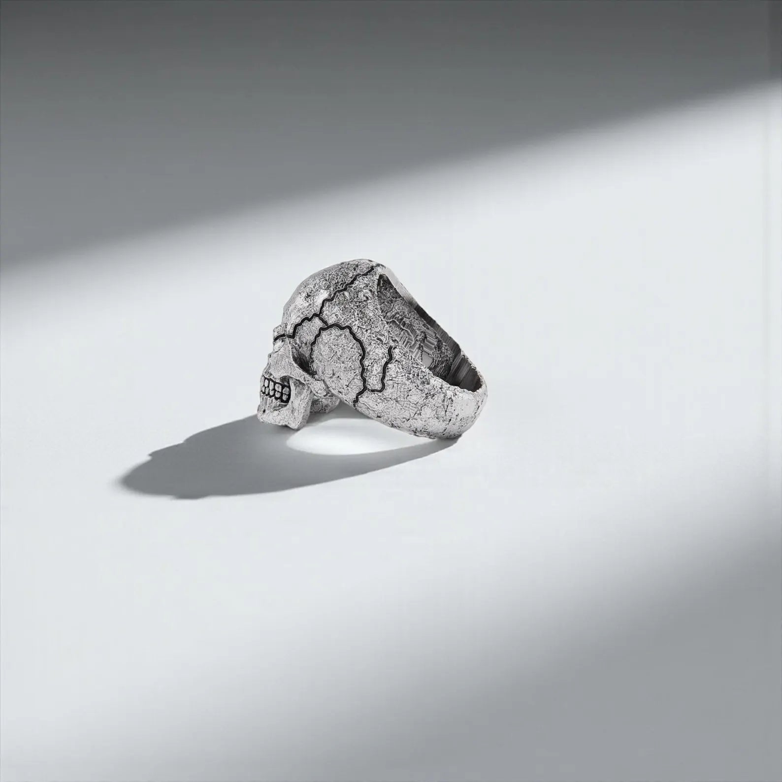 Statement men’s gothic skull ring with handcrafted silverwork, adjustable options, and custom engraving availability. The natural turquoise gemstone gives it a mystical touch, making it a favorite among gothic, biker, and fantasy-style jewelry fans. Ideal as a Christmas or birthday gift.