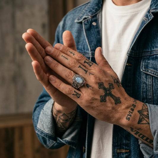 Men's Aquamarine Ring