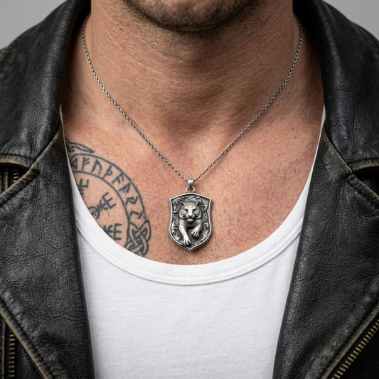 Tiger Shield Necklace