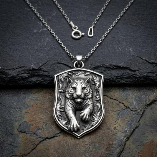 Tiger Shield Necklace