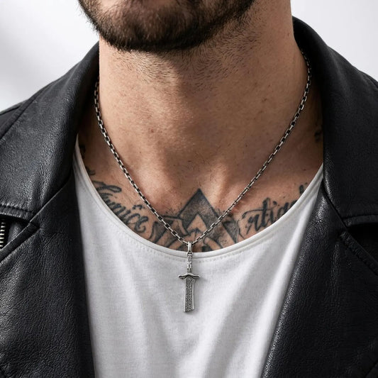 Medieval Sword Pendant Necklace
