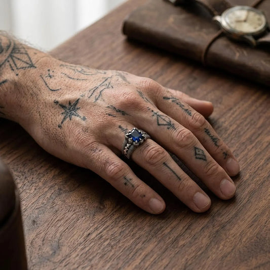 Sapphire Emerald-Cut Ring