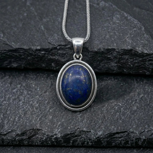 Oval Lapis Lazuli Pendant