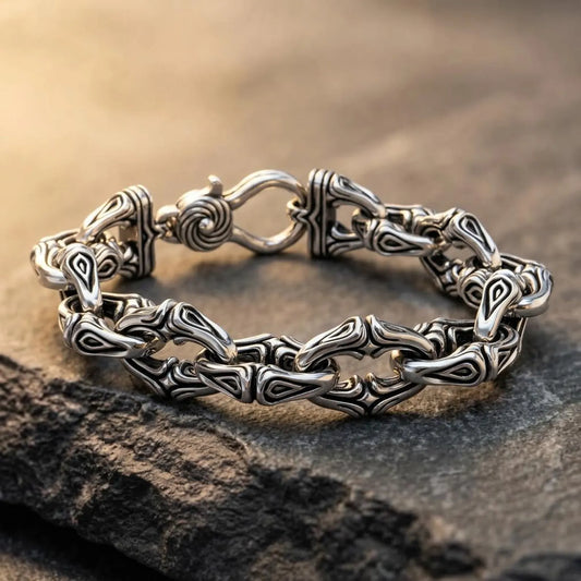 Men’s Heavy Viking Chain Bracelet