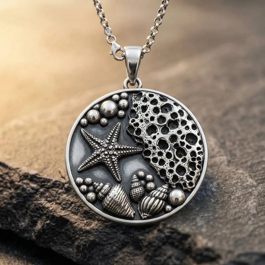 Ocean Starfish & Seashell Necklace