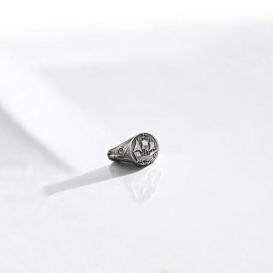 Ocean-Inspired Silver Kraken Ring - Nautical Sailor Jewelry