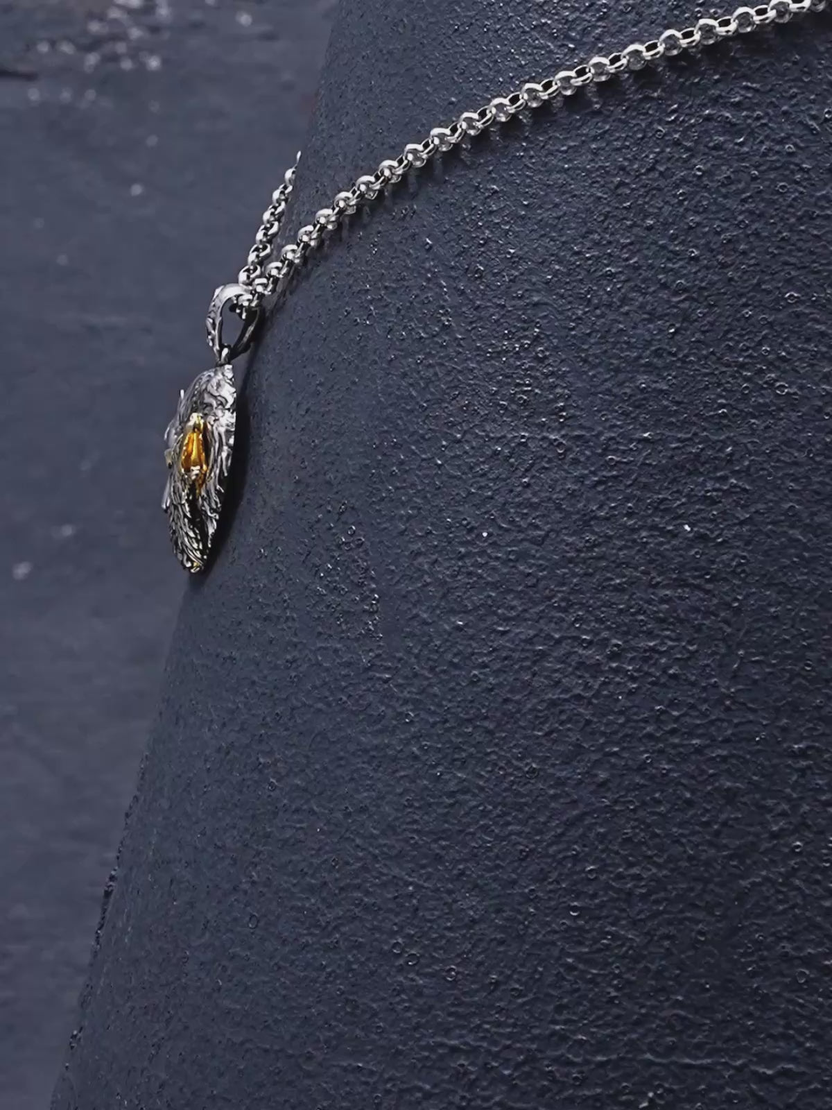 Yin Yang Wolf Necklace