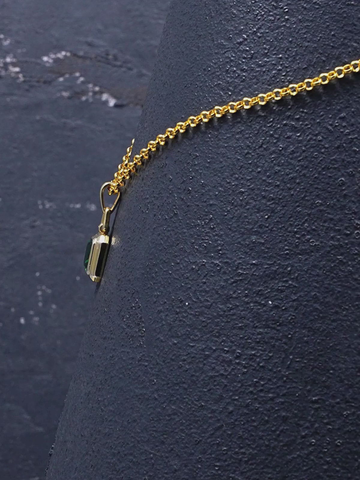Emerald-Cut Necklace