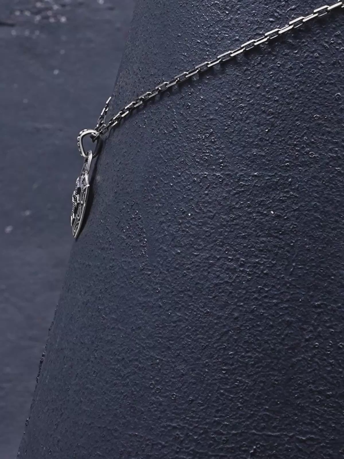 Gothic Medieval Shield Necklace
