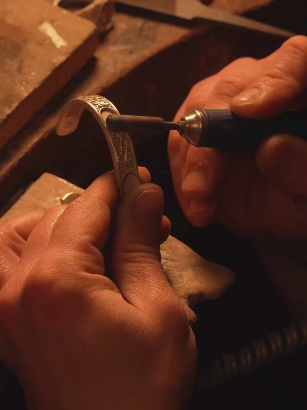 Men's Moonstone Cuff Bracelet