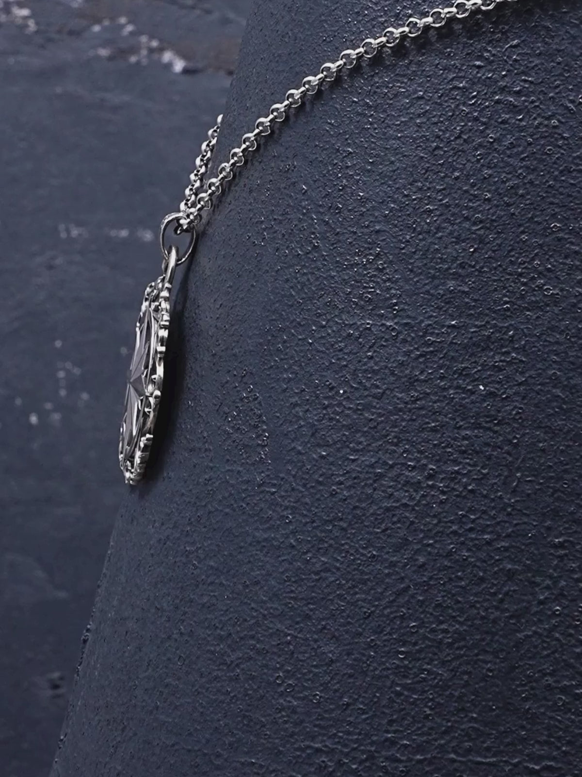 Ocean-Inspired Compass Necklace