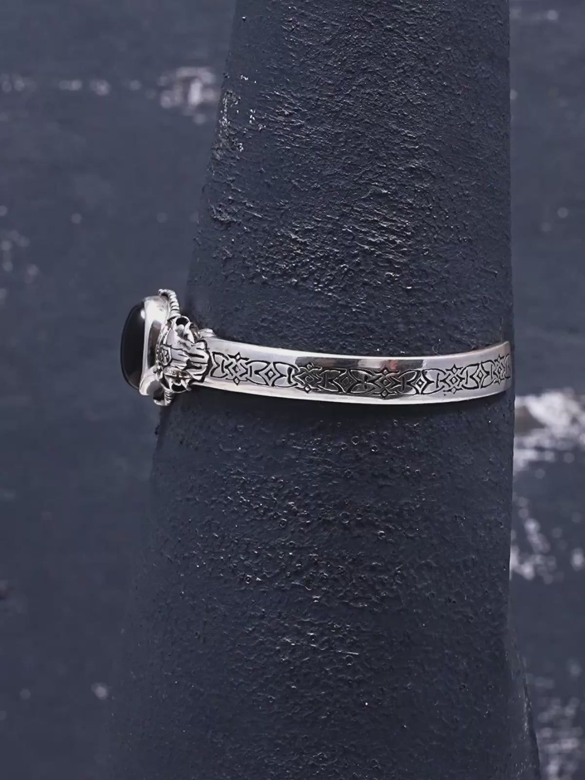 Onyx Cuff Bracelet